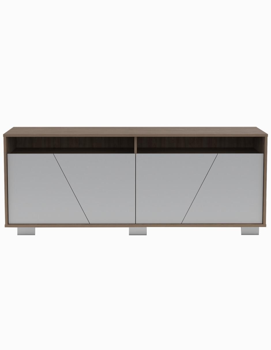 Mueble de TV armable Fraktal de melamina