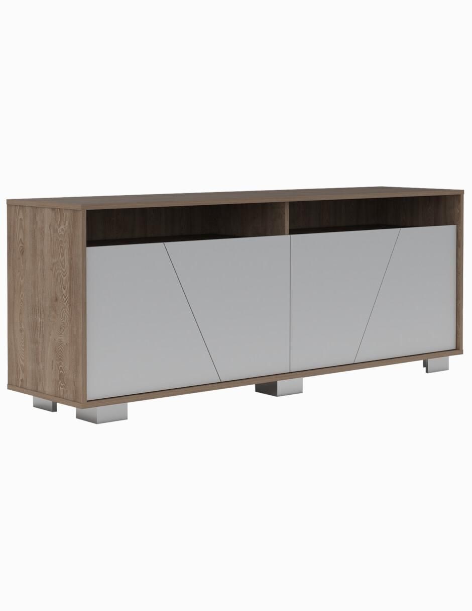 Mueble de TV armable Fraktal de melamina