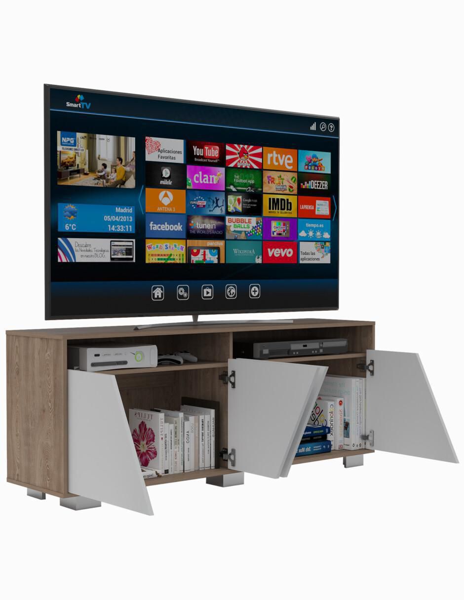 Mueble de TV armable Fraktal de melamina