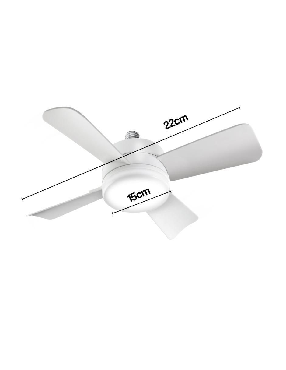 MINI VENTILADOR H0438-00 SOCKE, BLANCO 5