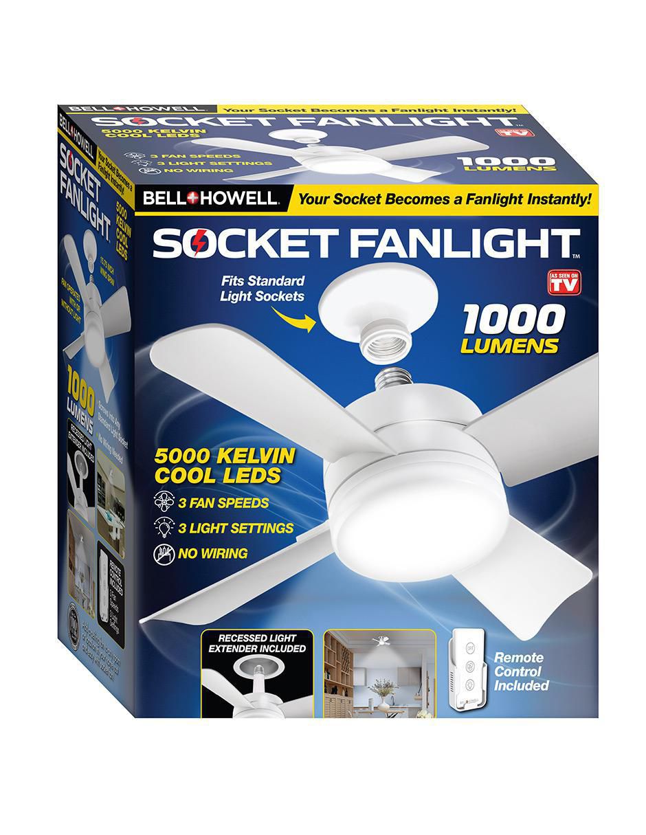 MINI VENTILADOR H0438-00 SOCKE, BLANCO 3
