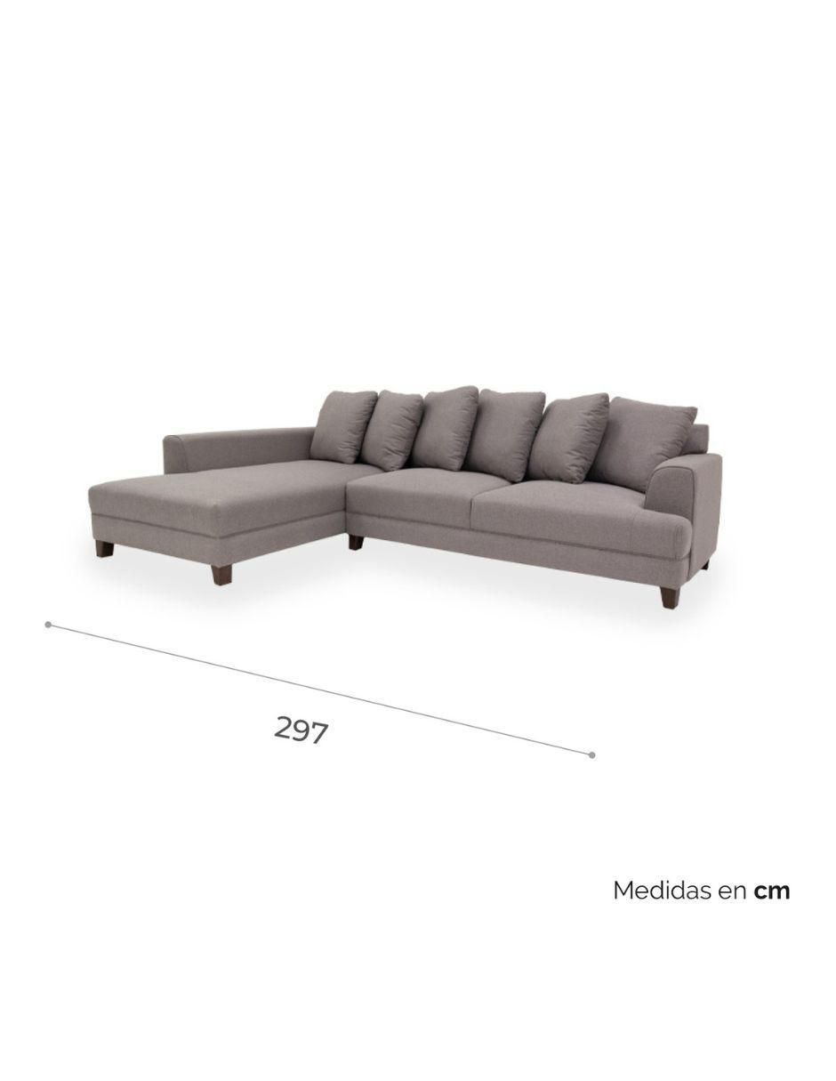 Sala modular izquierda Lav Iii de lino