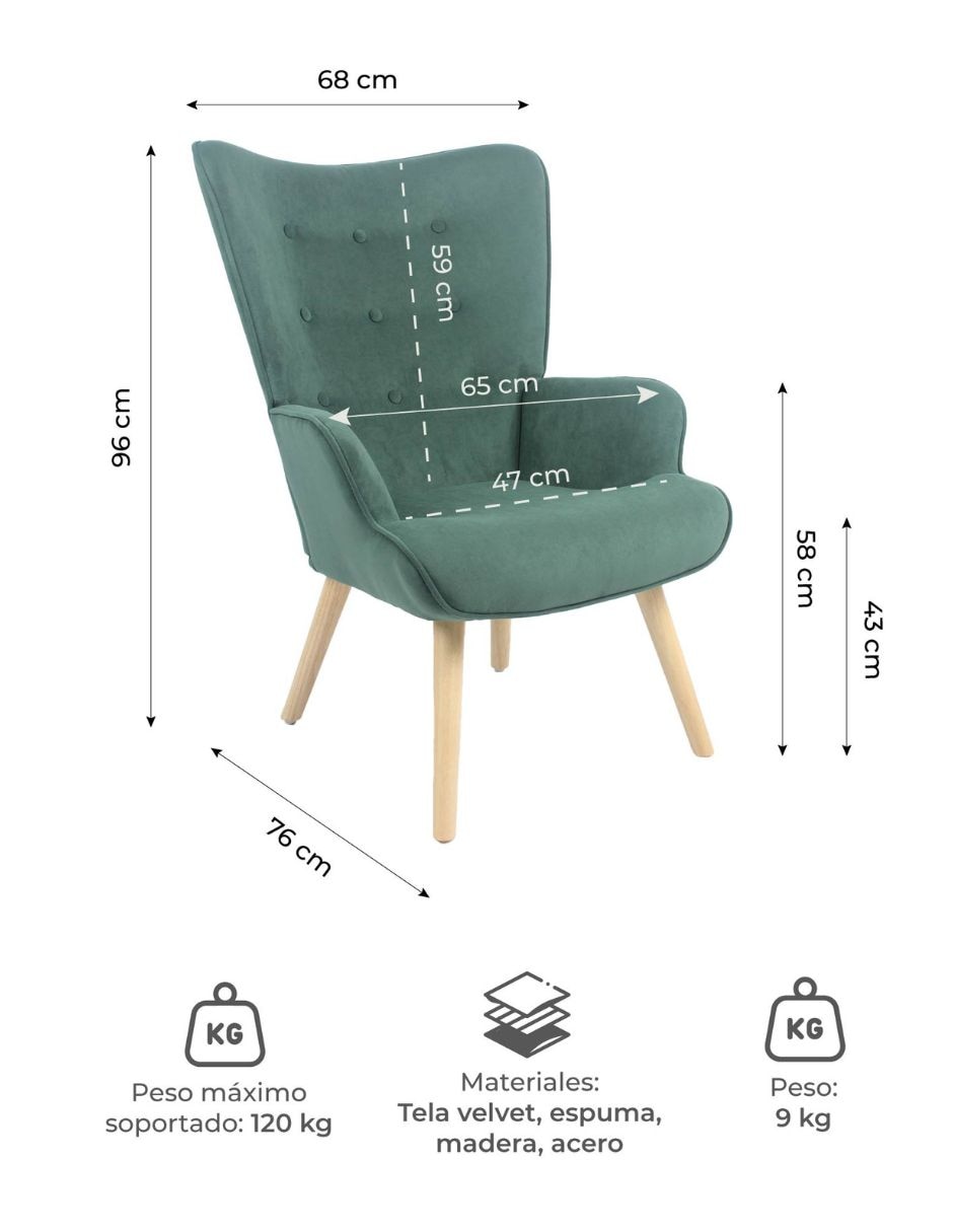 Sillón Capitoné 9