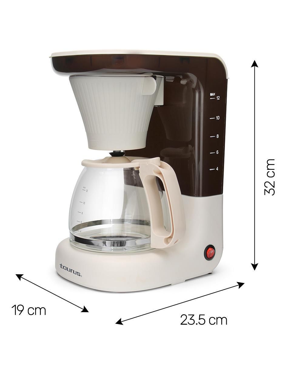 CAFETERA GOTEO ELÉCTRICA, 1.2 L, BEIGE 5