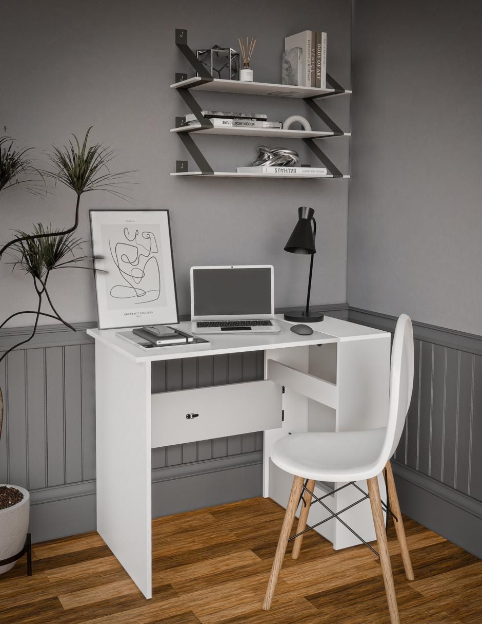 Escritorio armable de melamina 6