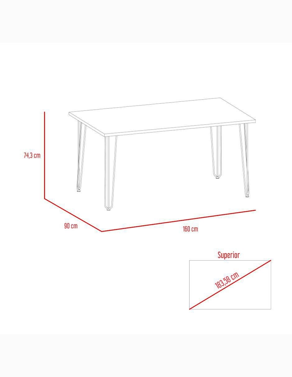 Mesa armable vassel 8