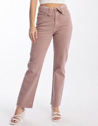 Jeans straight j-bal-6554-mauve para mujer Jeans straight j-bal-6554-mauve para mujer