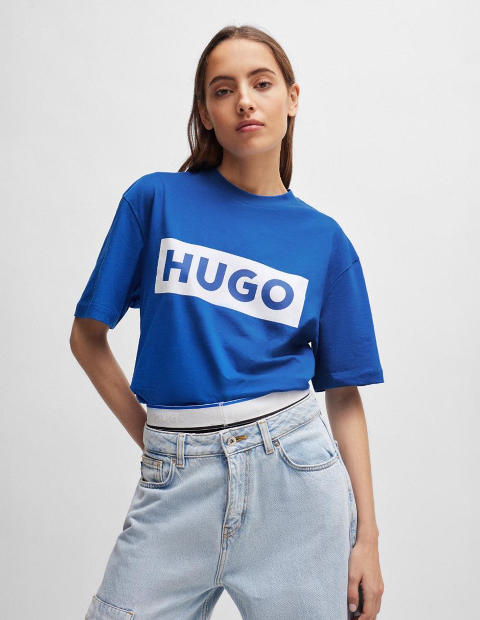 Playera Hugo Blue cuello redondo para hombre