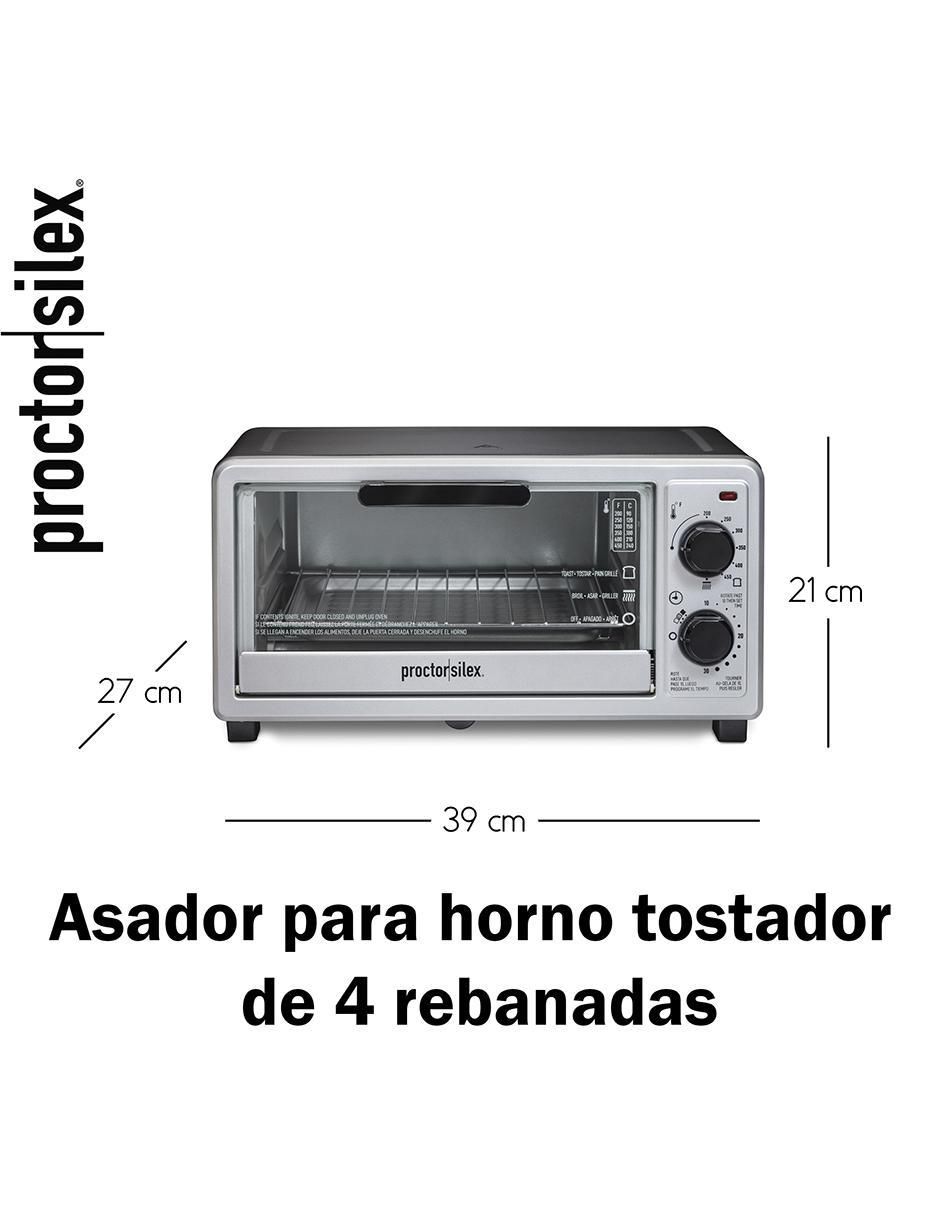 HORNO TOSTADOR H1260 PROCT, 6 L, NEGRO 10