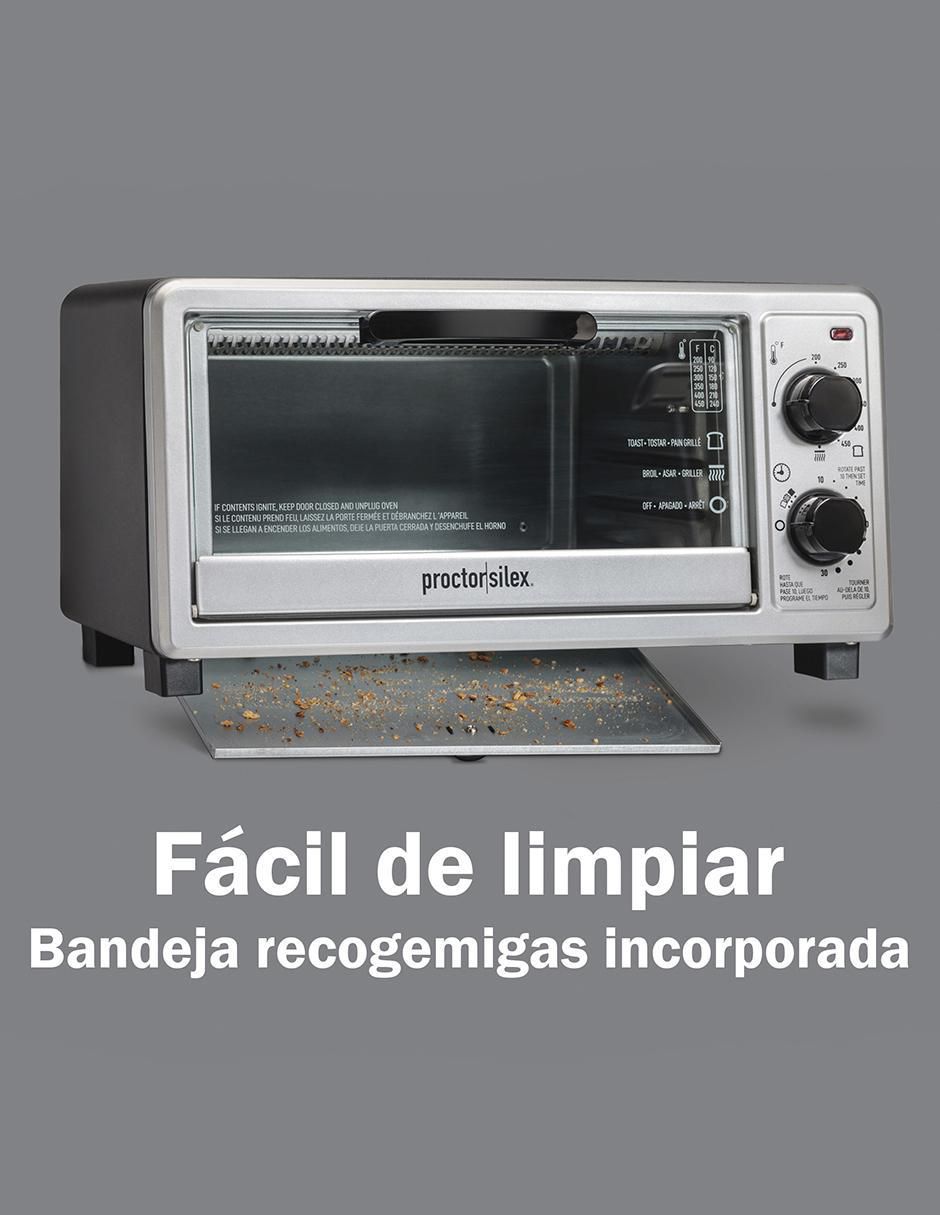 HORNO TOSTADOR H1260 PROCT, 6 L, NEGRO 8