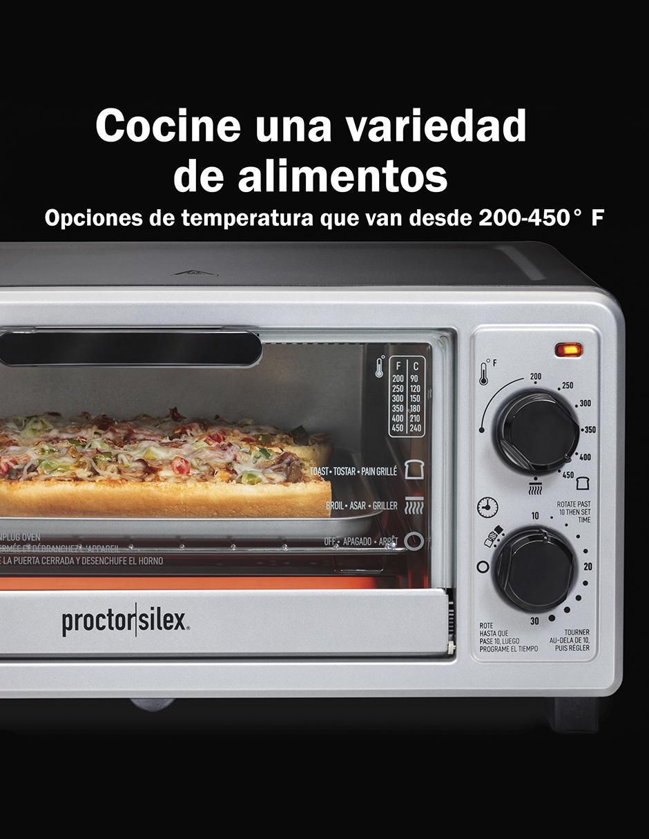 HORNO TOSTADOR H1260 PROCT, 6 L, NEGRO 9