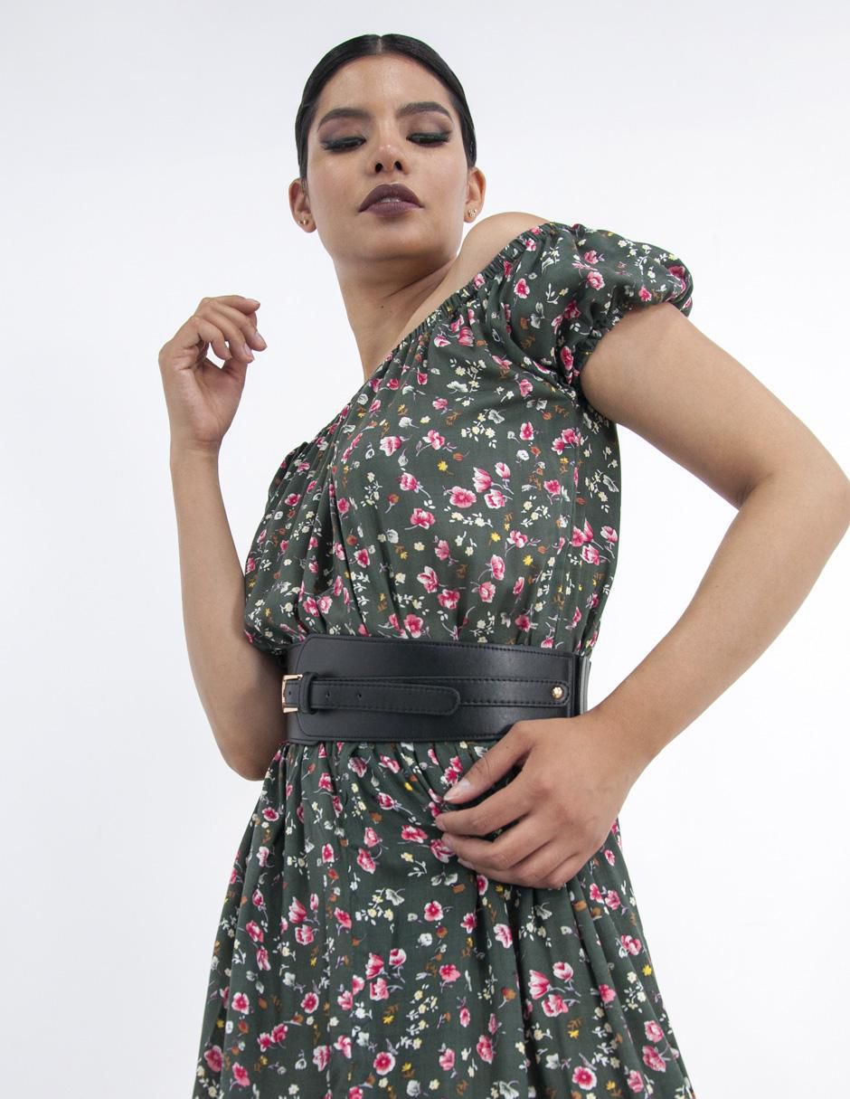 Vestido largo casual w61 para mujer