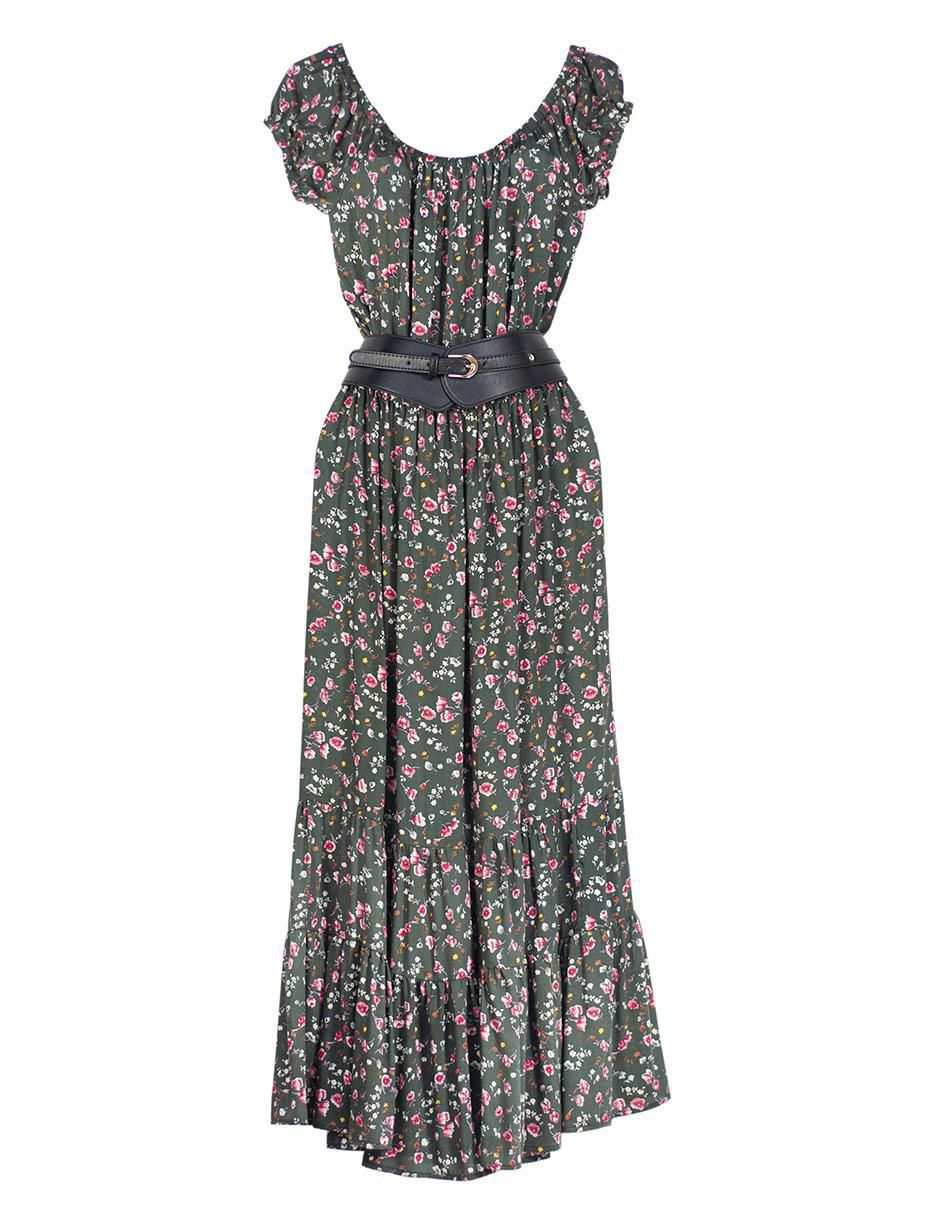 Vestido largo casual w61 para mujer