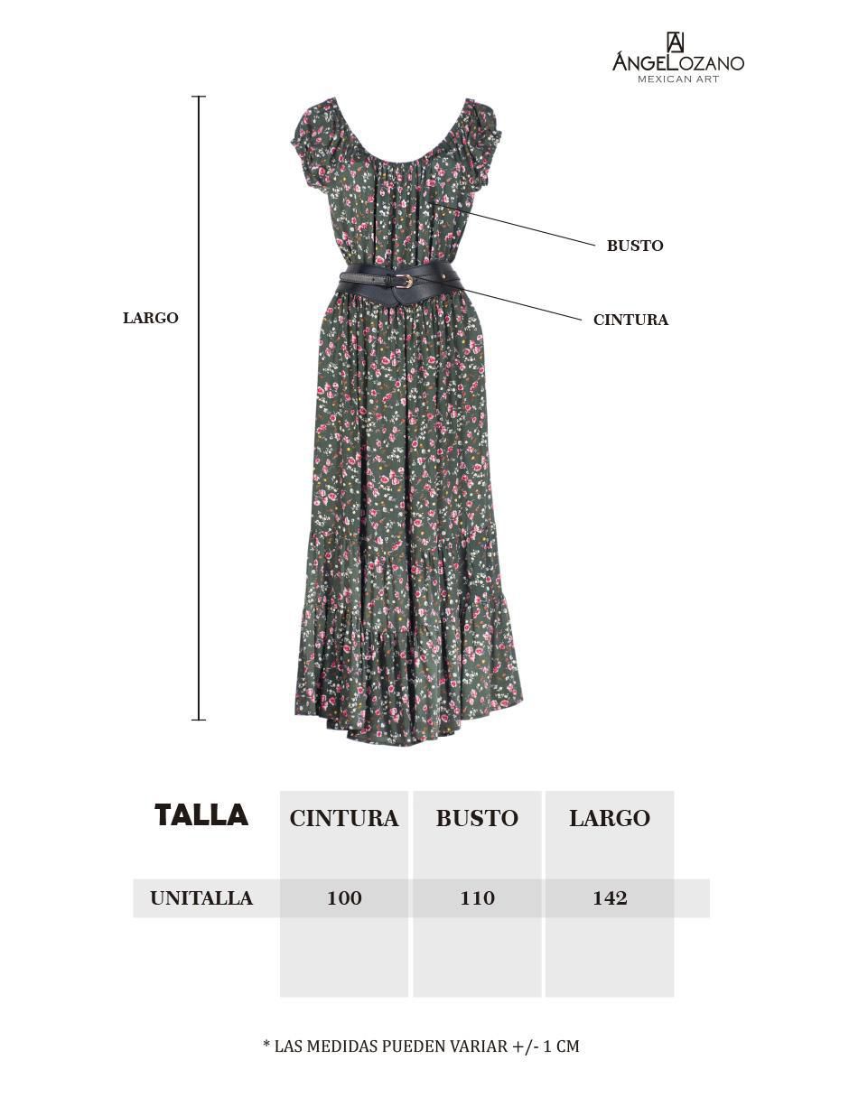 Vestido largo casual w61 para mujer 7