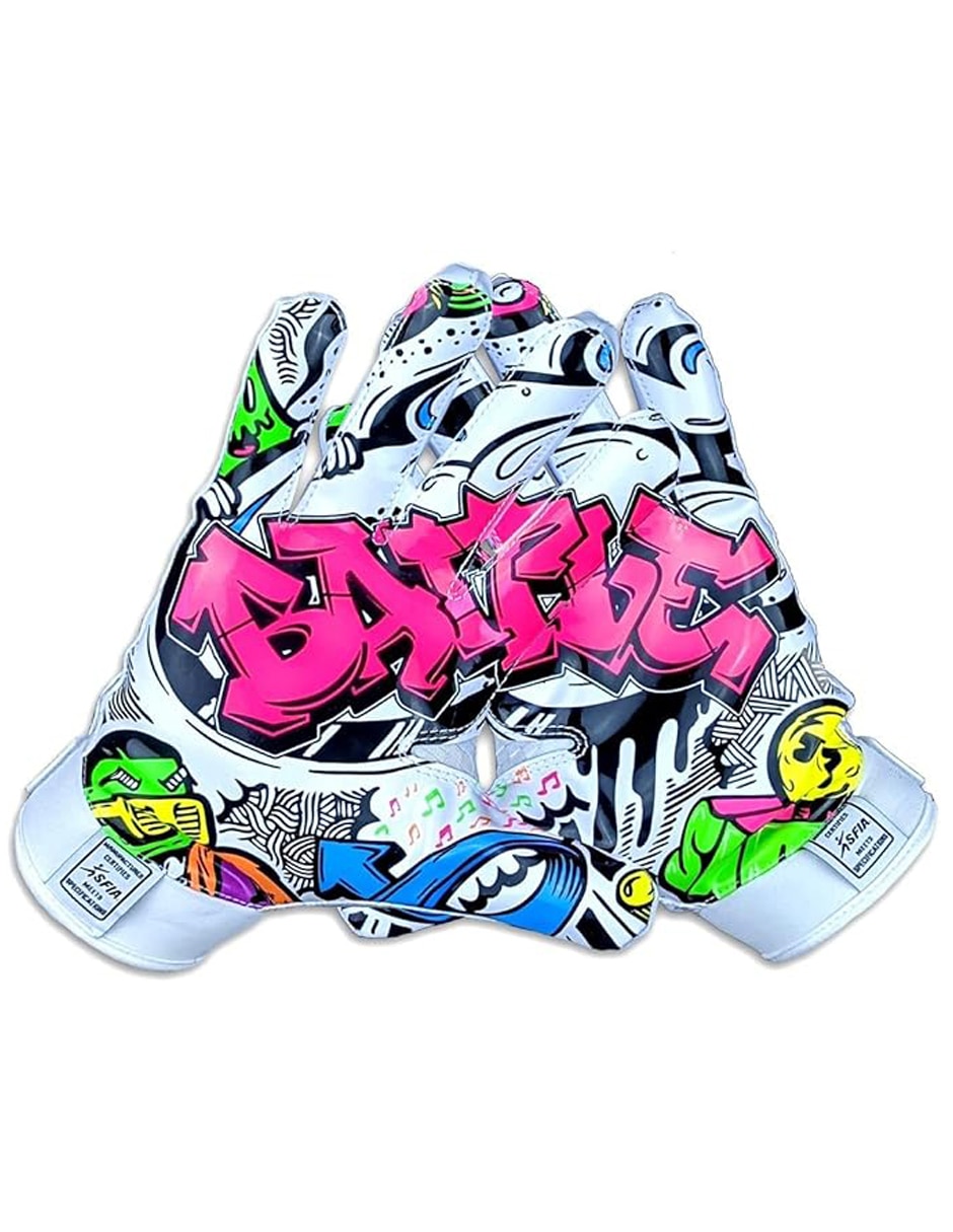 Guantes de receptor para fútbol americano adulto