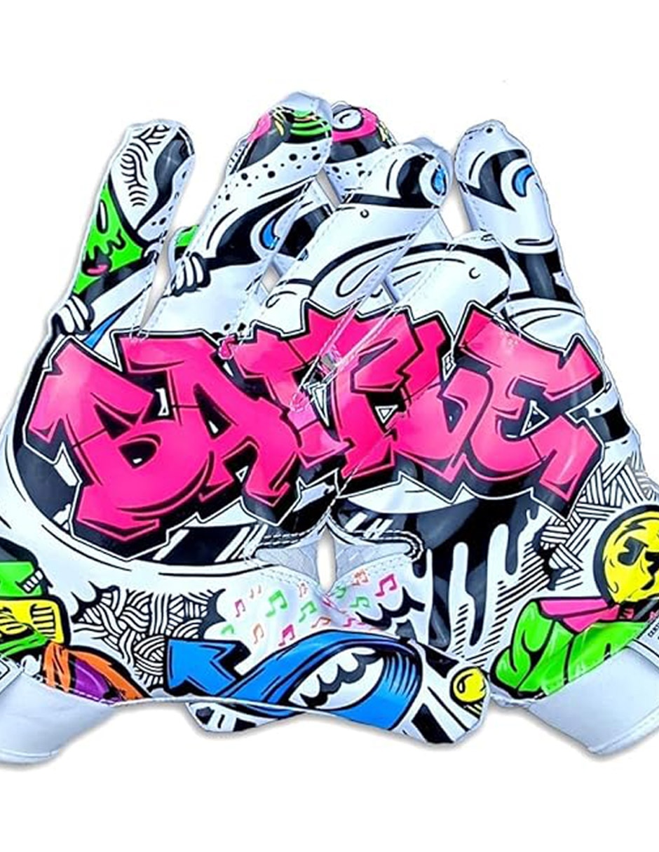 Guantes de receptor para fútbol americano adulto 3