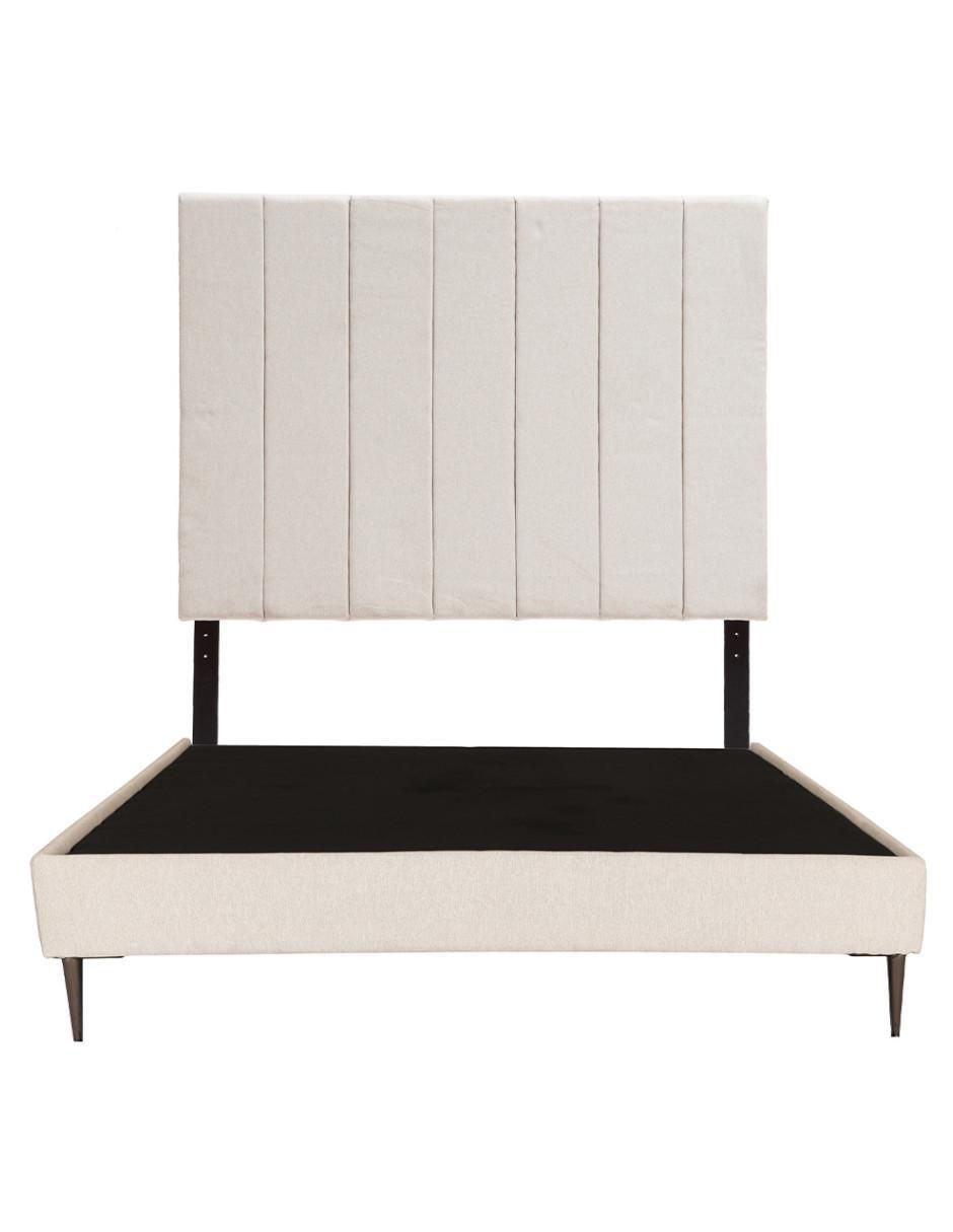 Cama argos slim de madera y tela Cama argos slim de madera y tela