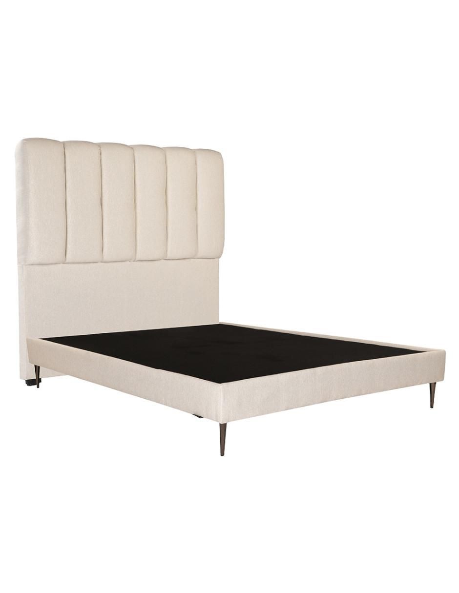 Cama kami slim de madera y tela 3