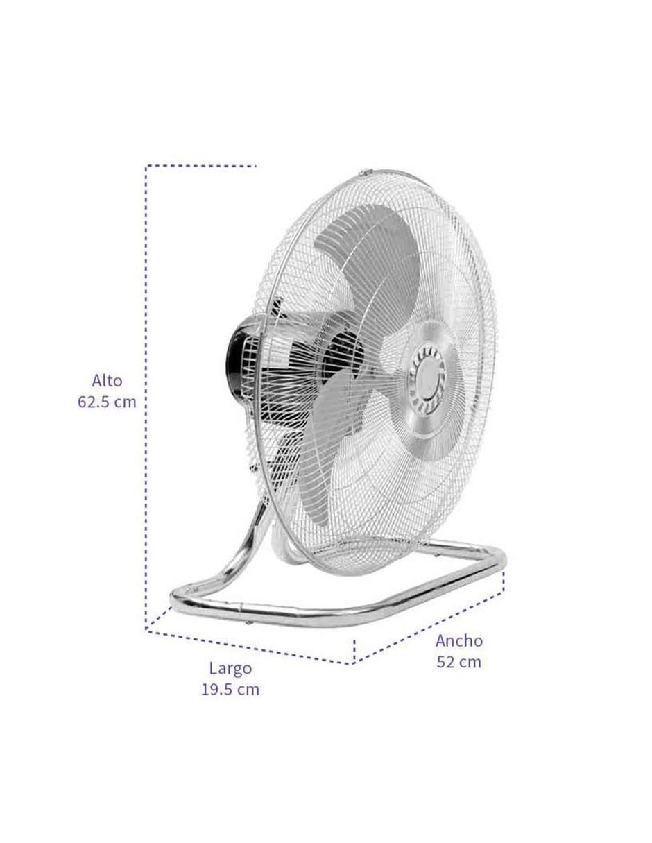 VENTILADOR DE PEDESTAL VP-18-BR-, GRISS 6