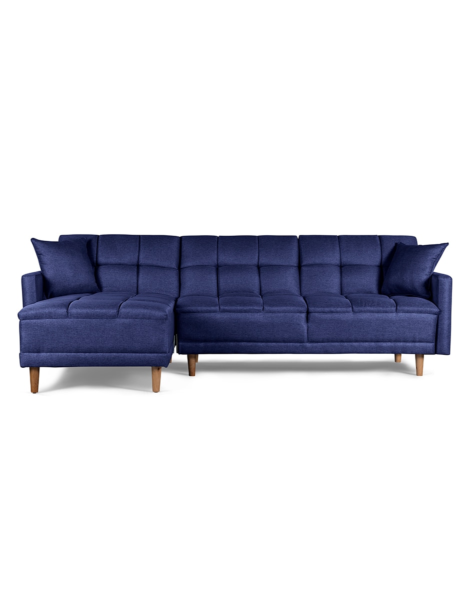Sala modular Reversible, Sunny Con Memory Foam, Respaldo Reclinable de lino Sala modular Reversible, Sunny Con Memory Foam, Respaldo Reclinable de lino