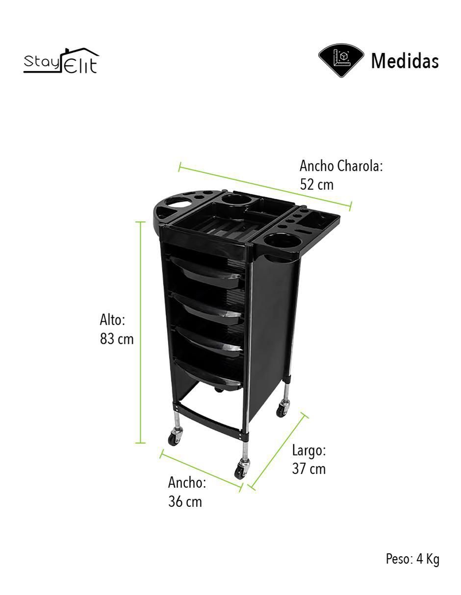 Carro de servicio áreas múltiples Stay Elit hierro