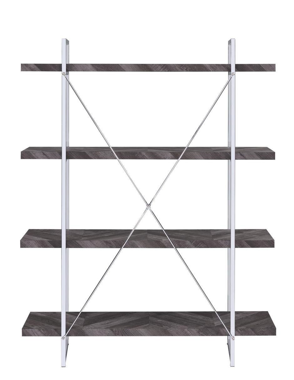 Librero armable Ellery de madera