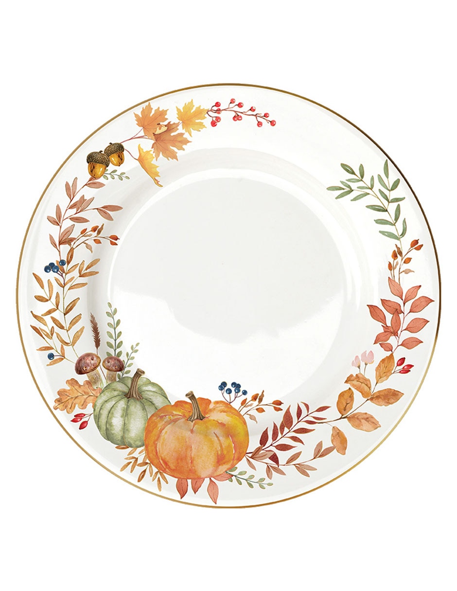 Plato trinche Harvest de porcelana