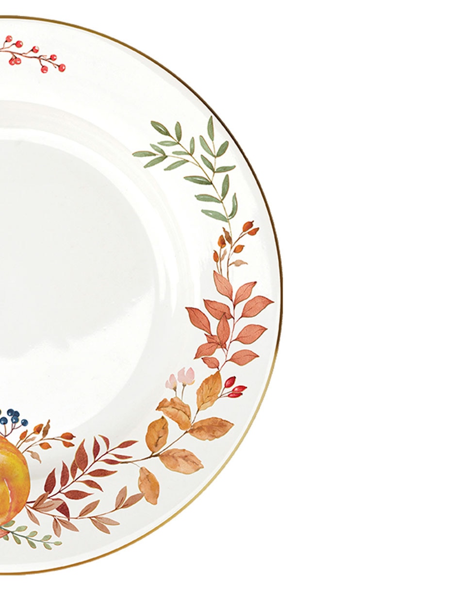 Plato trinche Harvest de porcelana 2