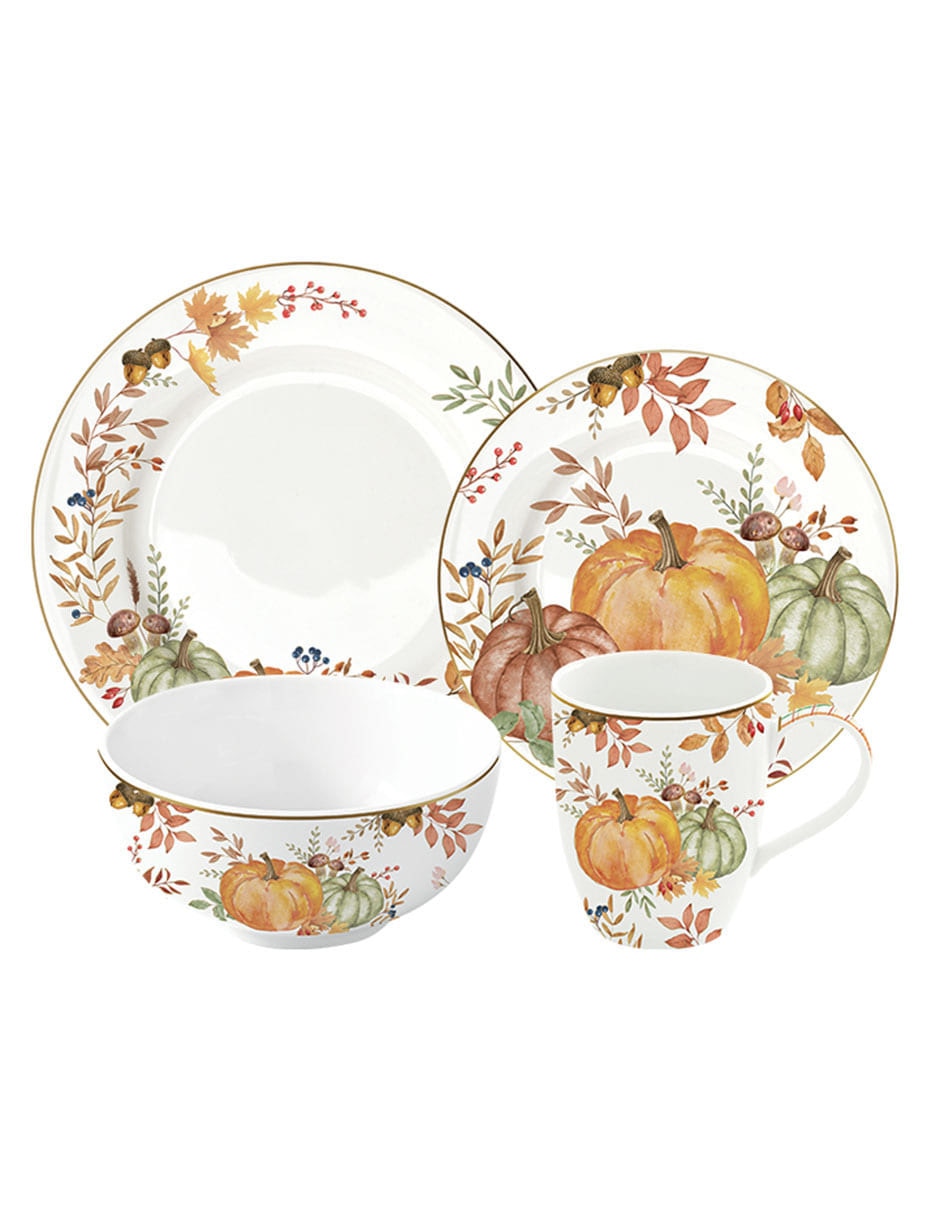 Plato trinche Harvest de porcelana 3