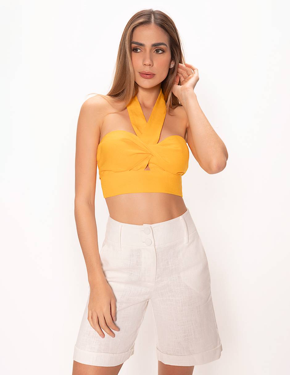 Blusa sin manga para mujer 2
