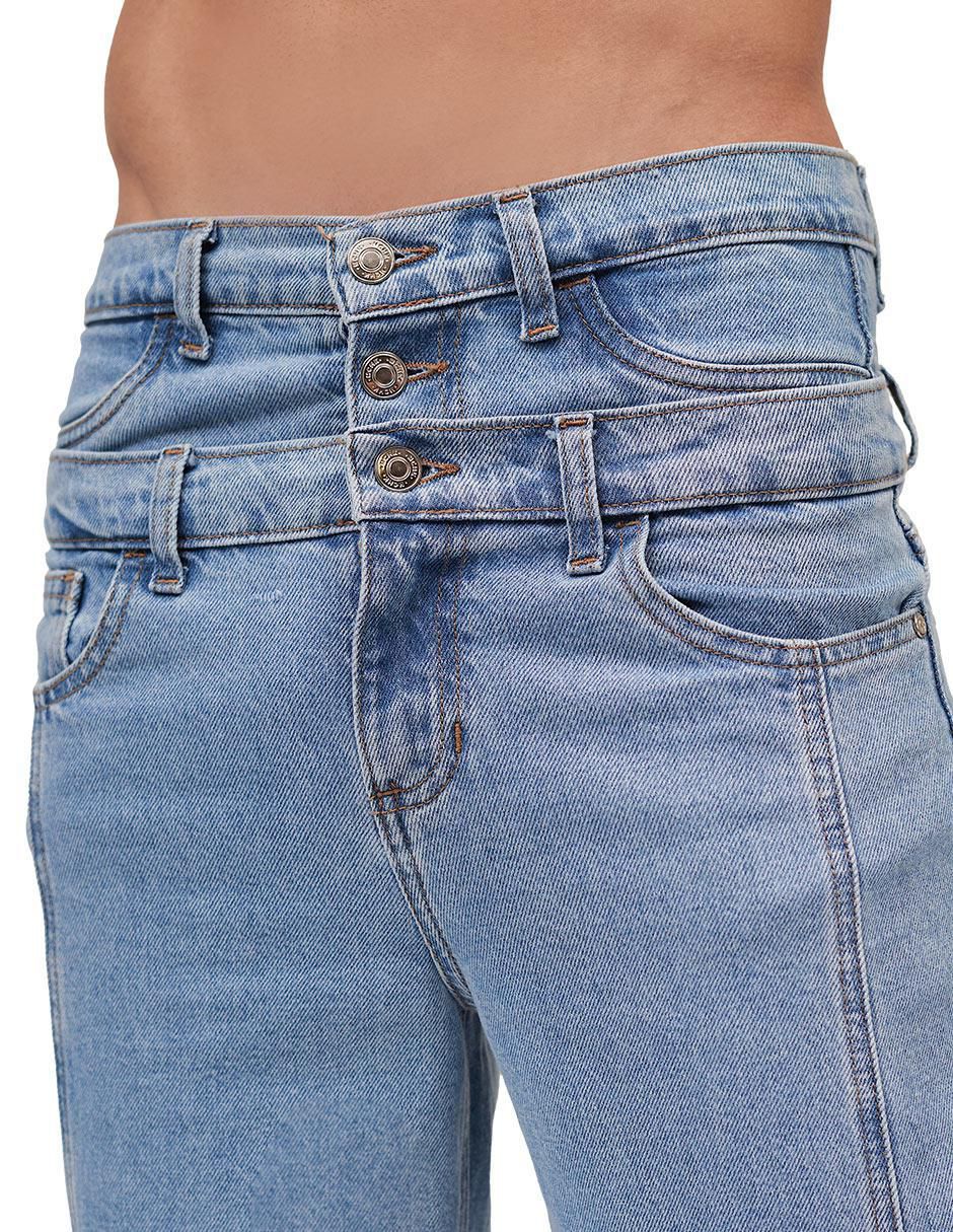 Jeans straight Mchk lavado claro para hombre