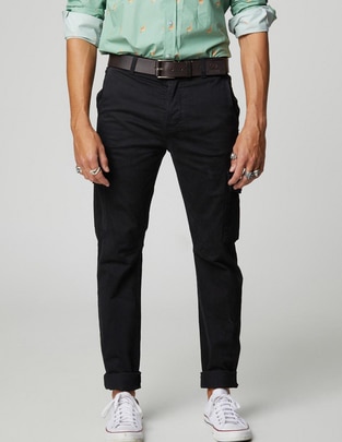 Pantalón casual cargo slim Altonadock de algodón para hombre