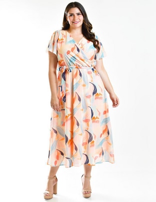 Vestido midi casual para mujer