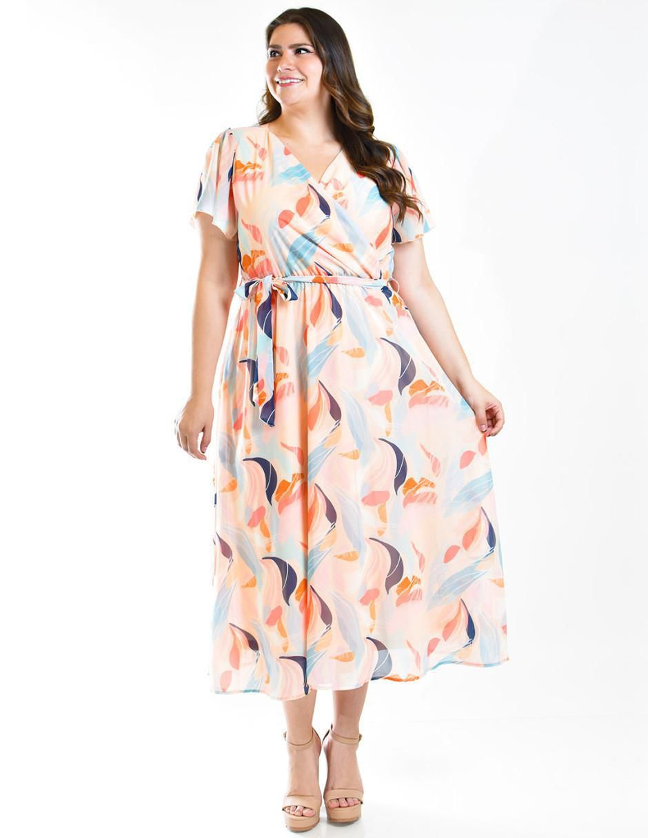 Vestido midi casual para mujer
