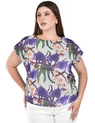 Blusa manga corta para mujer 1
