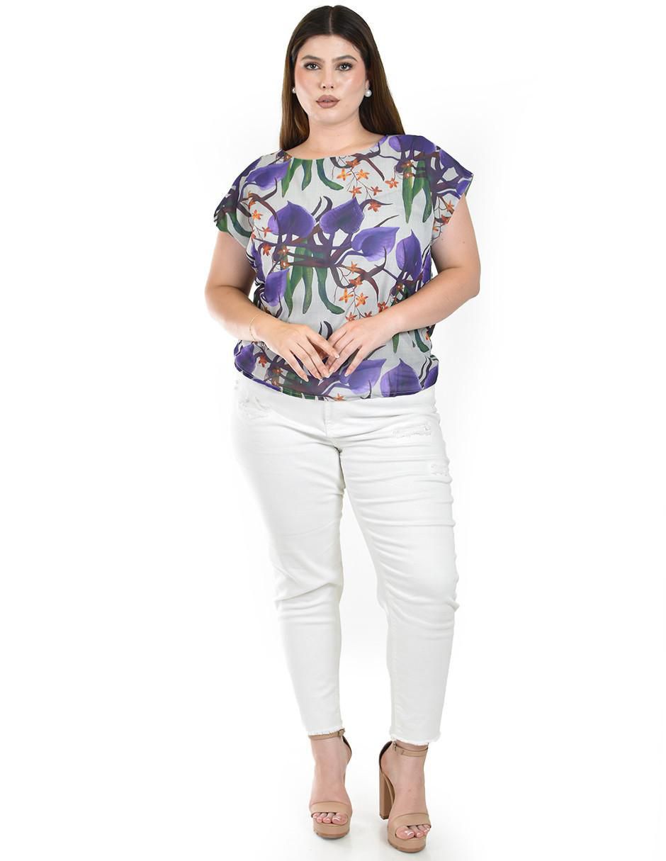 Blusa manga corta para mujer 10