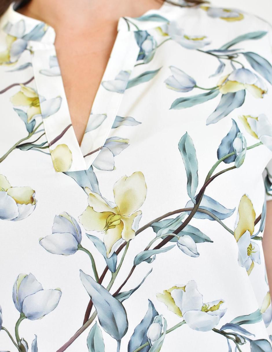 Blusa manga corta para mujer 10