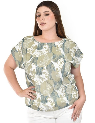 Blusa manga corta para mujer 1