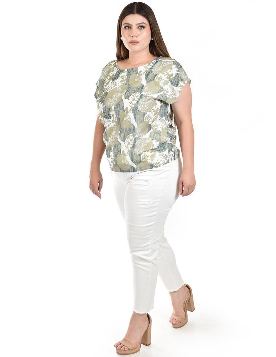 Blusa manga corta para mujer 9