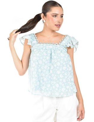 Blusa manga corta para mujer 1