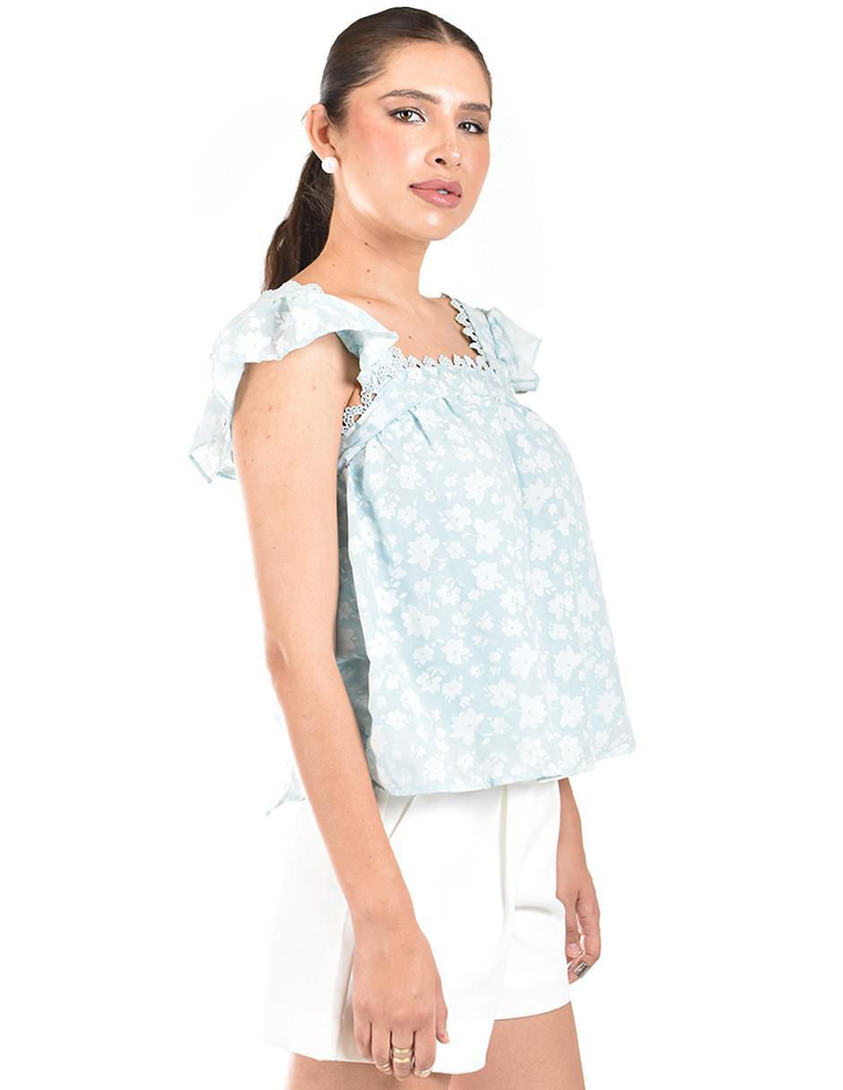 Blusa manga corta para mujer 6