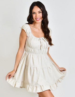 Vestido corto casual para mujer