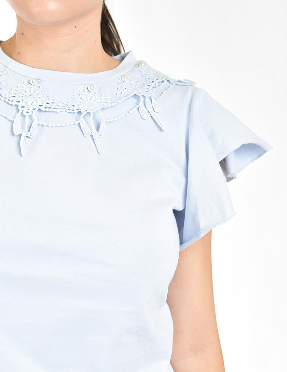 Blusa manga corta para mujer 8