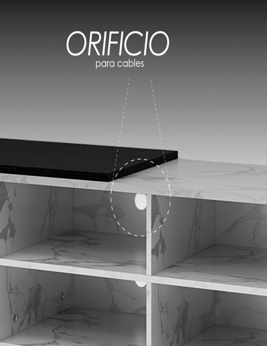 Mueble de TV armable de MDF 2