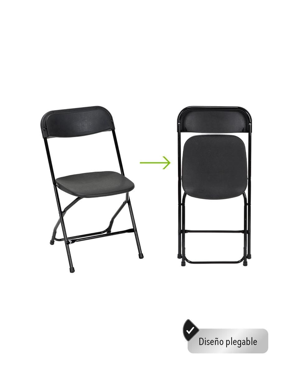 Silla plegable 10 piezas Gardecor de plástico