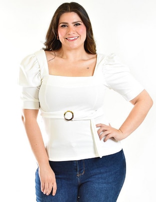 Blusa manga corta para mujer 1