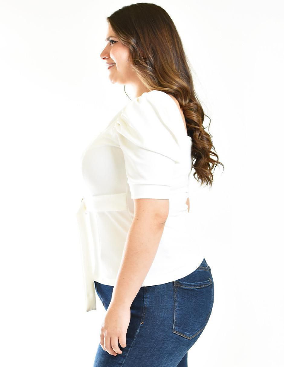 Blusa manga corta para mujer 7