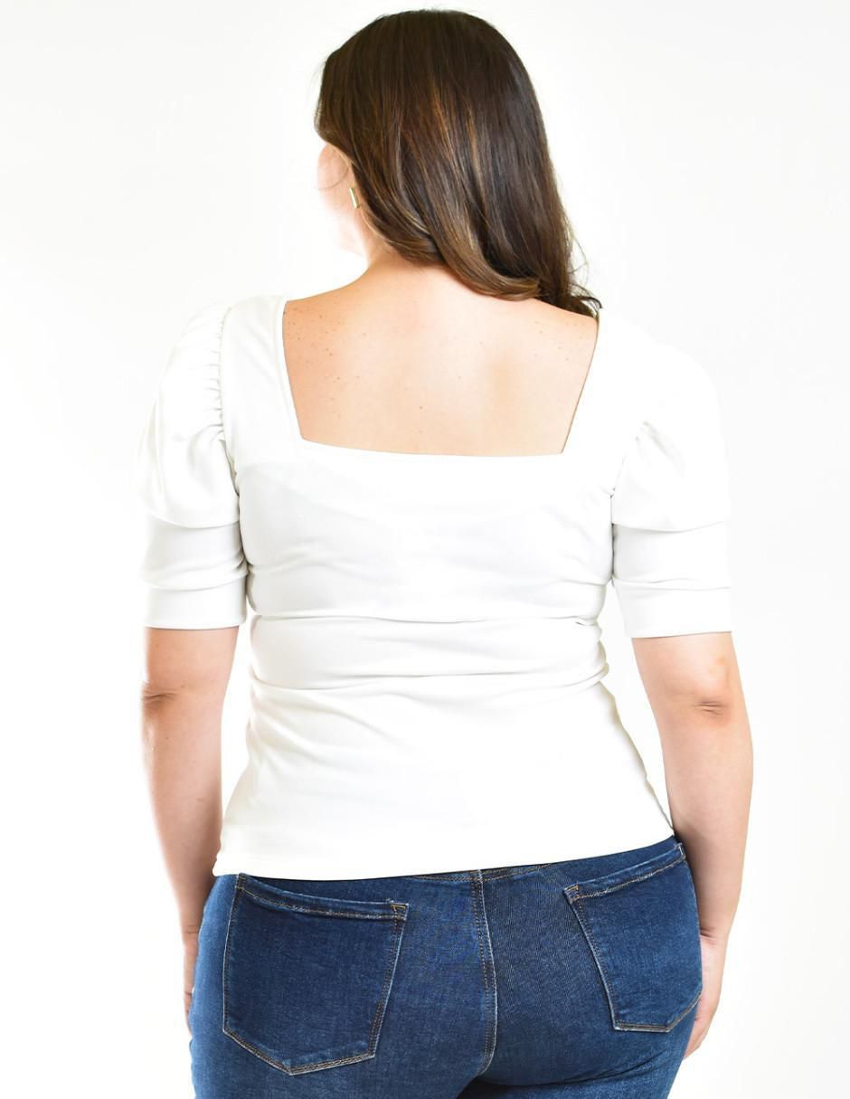 Blusa manga corta para mujer 8