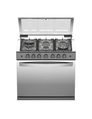 Estufa empotrable a gas lp Onix 79.68 cm ABR7140G de 6 quemadores 1