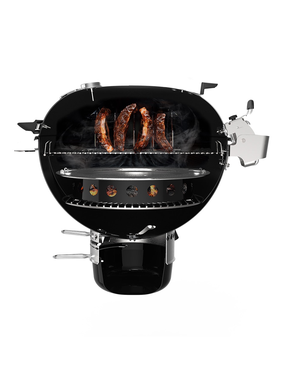 Asador de carbón Weber Master Touch Premium de acero porcelanizado 6